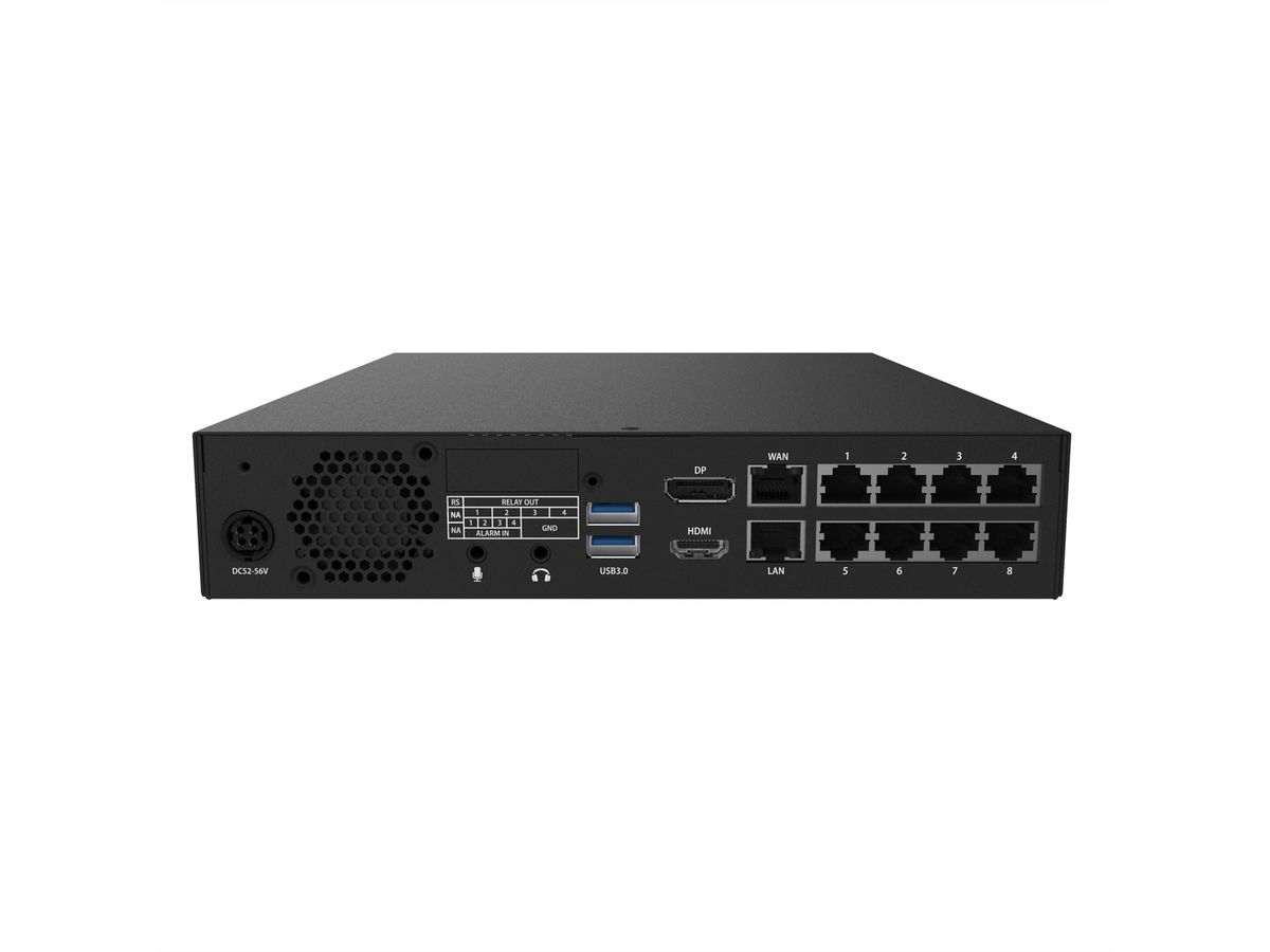MOBOTIX MOVE NVR Netzwerk-Videorekorder 12-CH, 8x PoE