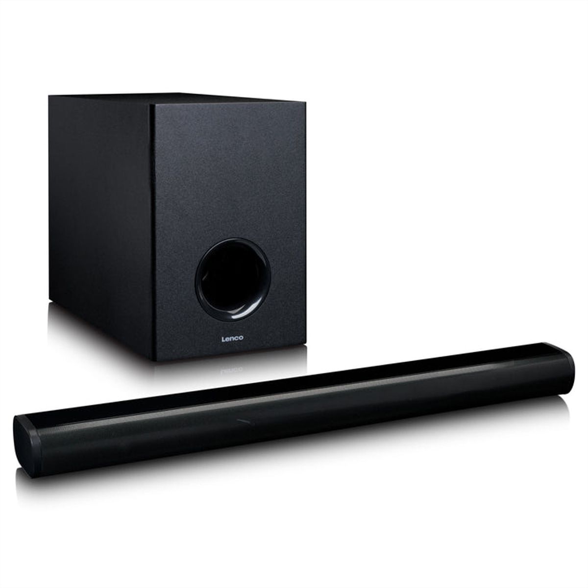 Lenco Barre de son avec subw. SBW-801BK, noir, HDMI