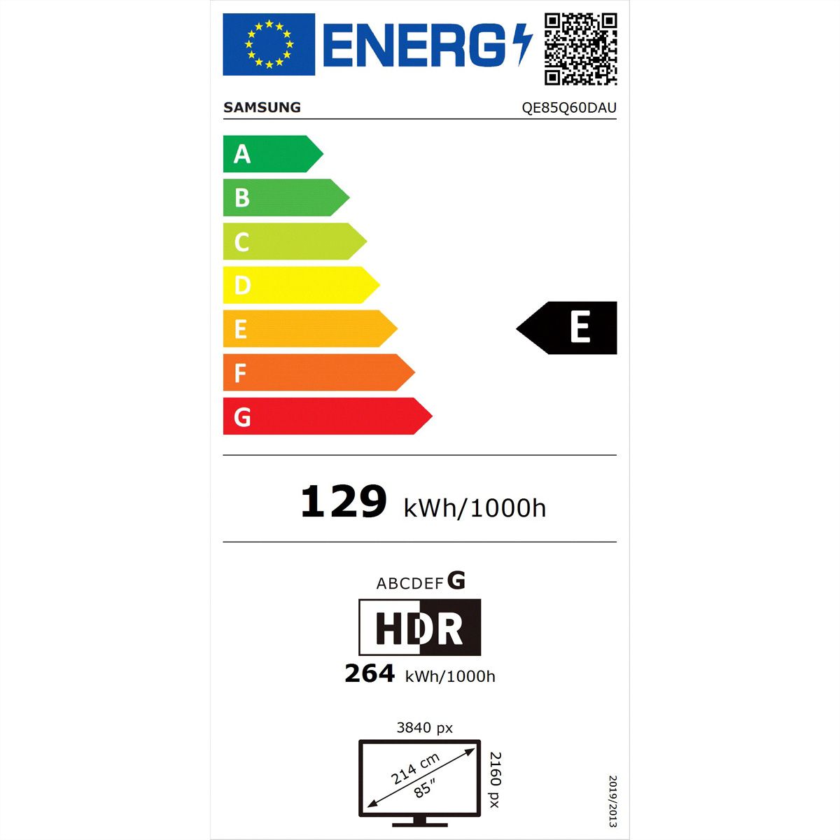 Samsung TV 85" Q60D Series