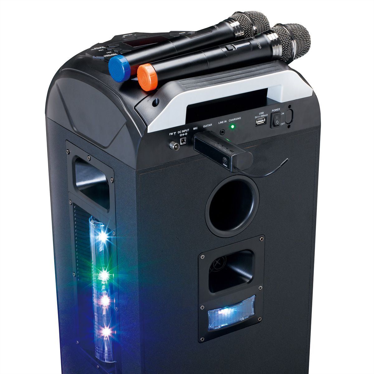 Lenco 2x Wireless Mikrofon MCW-020BK