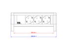 BACHMANN DESK 3x contact de protection