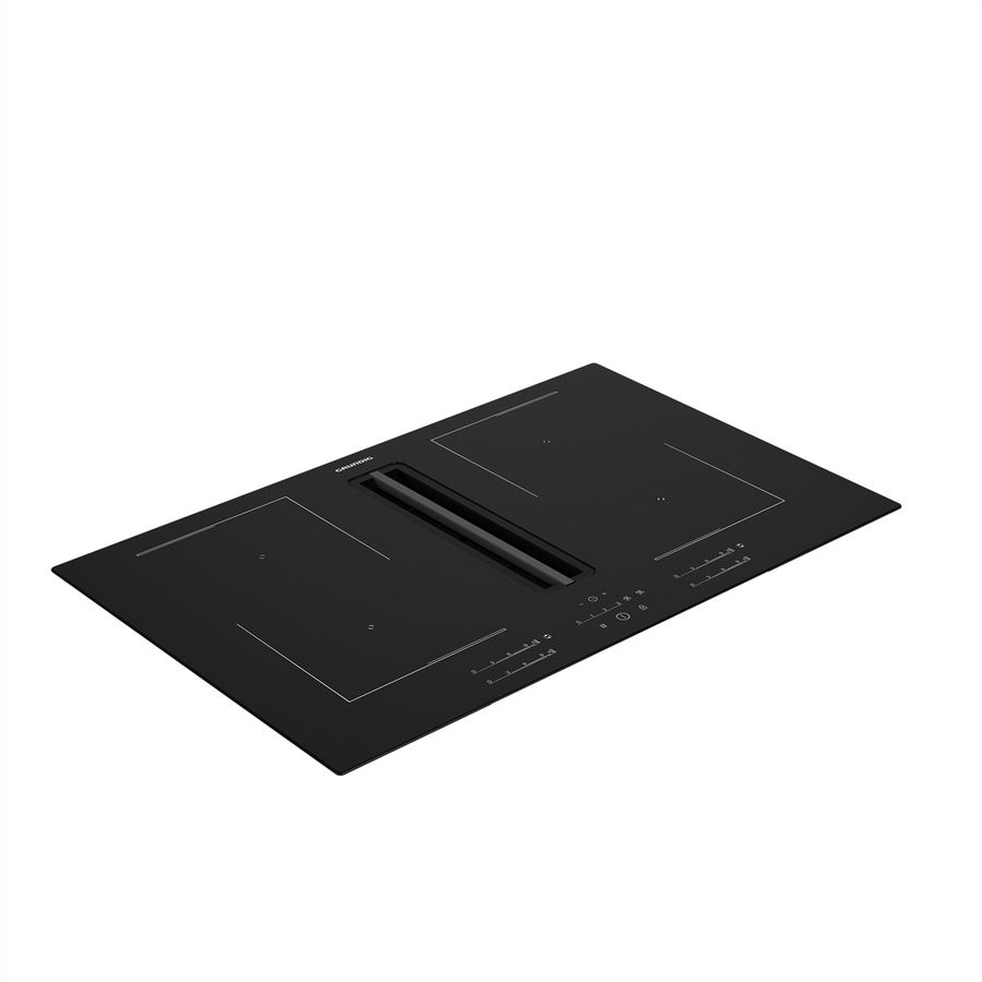 Grundig Induktionskochfeld GIEH 834480 P, 80cm, 4 Zonen, integrierter Dampfabzug