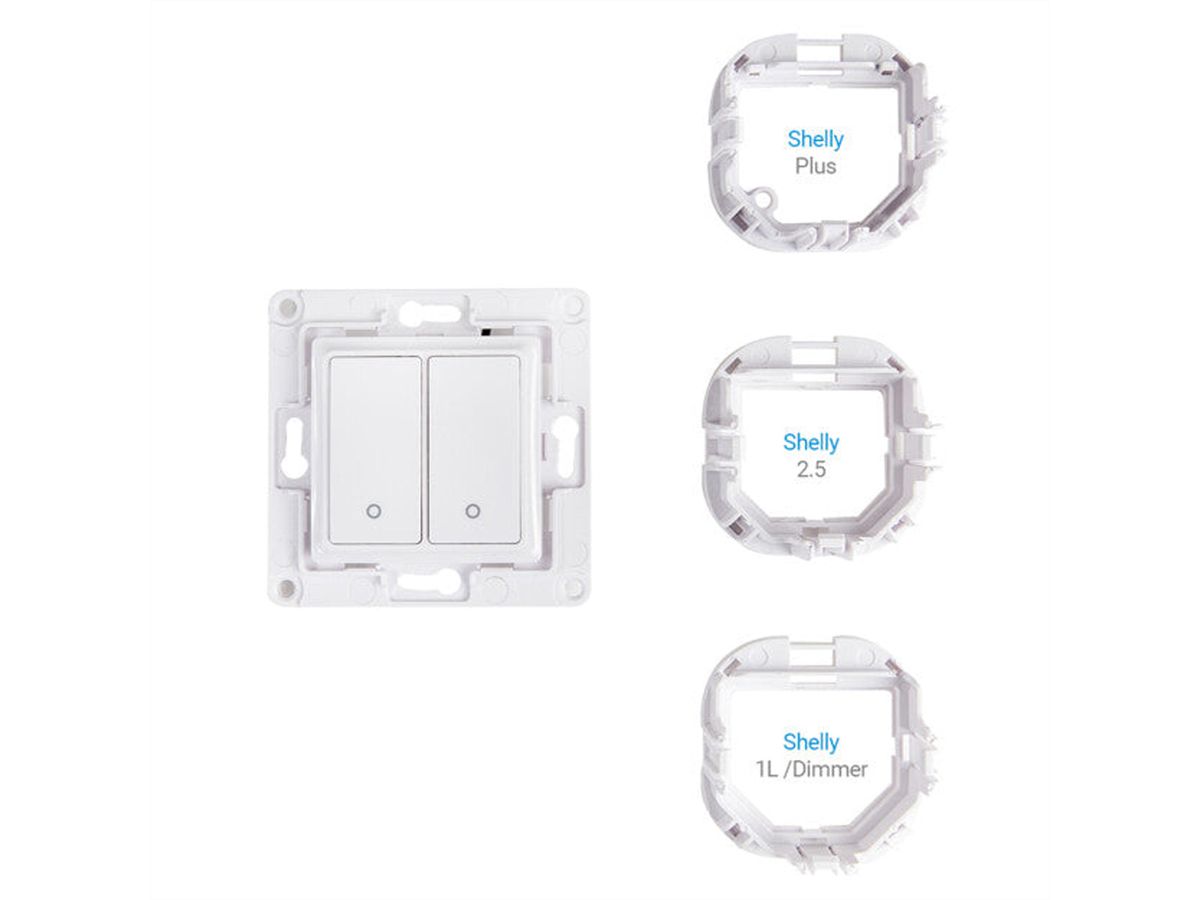 Shelly Unterputz Wall Switch х2
