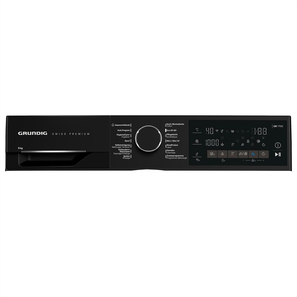 Grundig Waschmaschine WM7200, 9kg, A, weiss