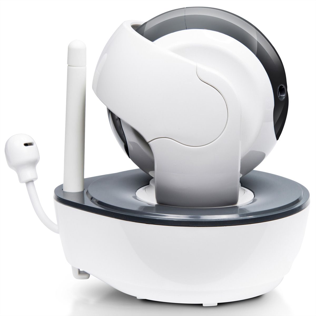 Alecto Babyphone DVM-200 Blanc-gris, écran 4.3 pouces , blanc, batterie, DECT, 50m/300m