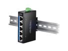 TRENDnet TI-GLC50 Mini switch industriel rail DIN, Gigabit Ethernet à 5 ports