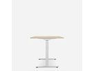 WRK21 Schreibtisch Smart 160 x 80 cm, Höhenverstellbar, Mandal Ahorn / Weiss