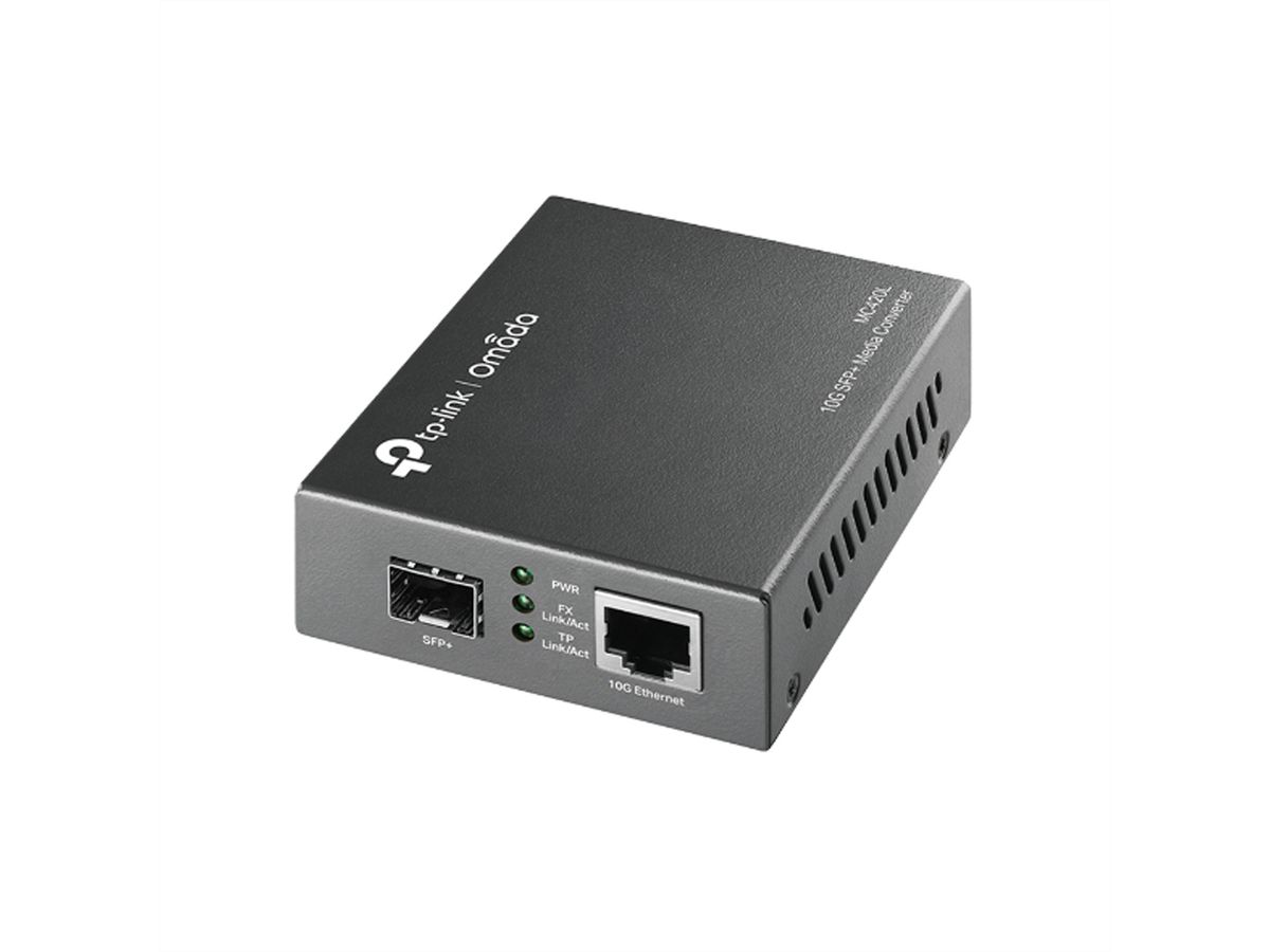 TP-Link Konverter Modules MC420L, 1Œ10G SFP+ Slot,1Œ 10G Gigabit RJ45 Port