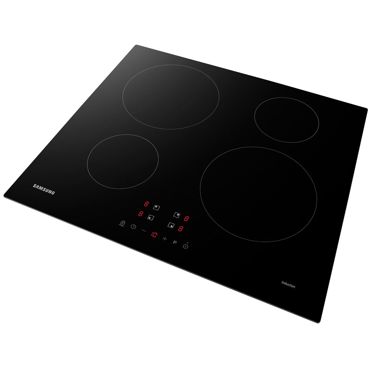 Samsung Induktionskochfeld 60cm, 2 Kochzonen à Ø14cm & 2 Kochzonen àØ22cm