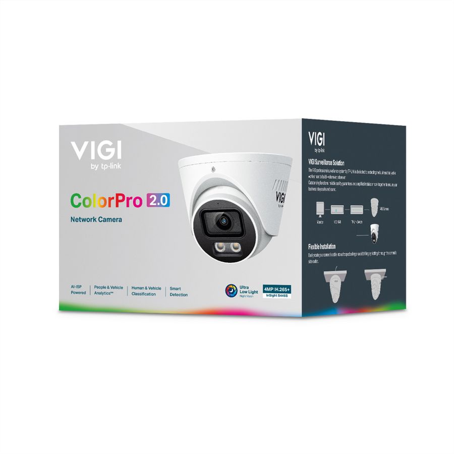 TP-Link VIGI S445S(2.8mm) Turret-Kamera 4 MP, 112.5°, IR-LED 30m