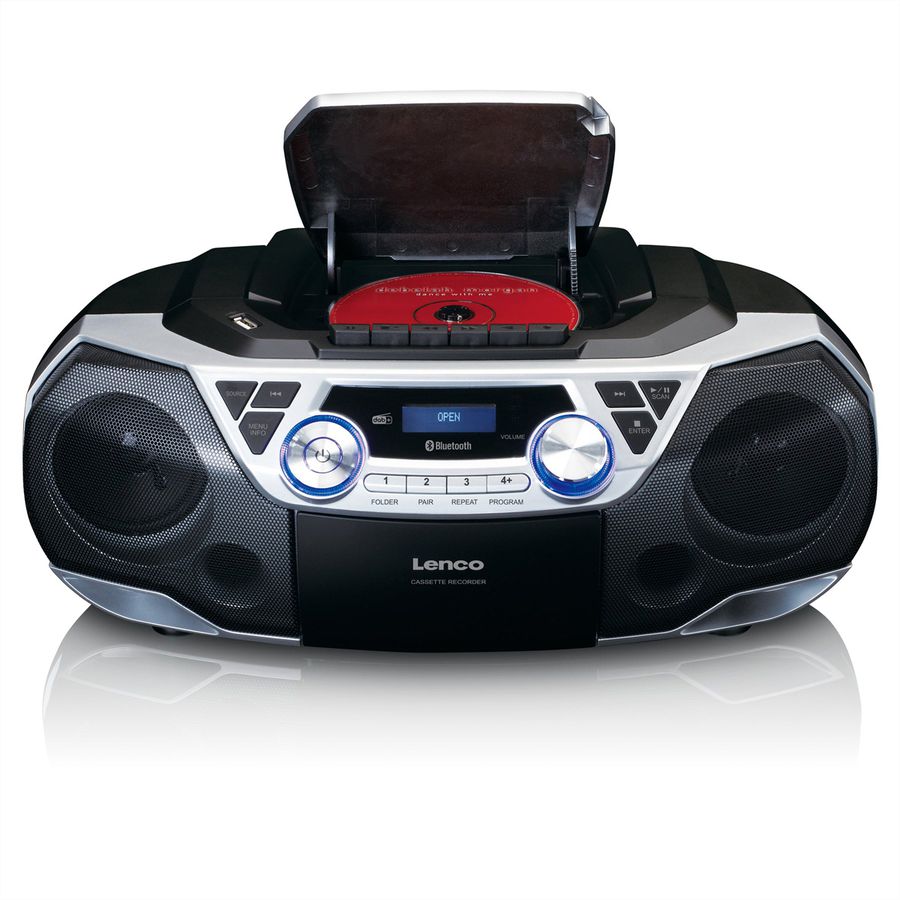 Lenco DAB+ Radio SCD-720, mit CD, USB, BT 5.0, DAB+, Kassette