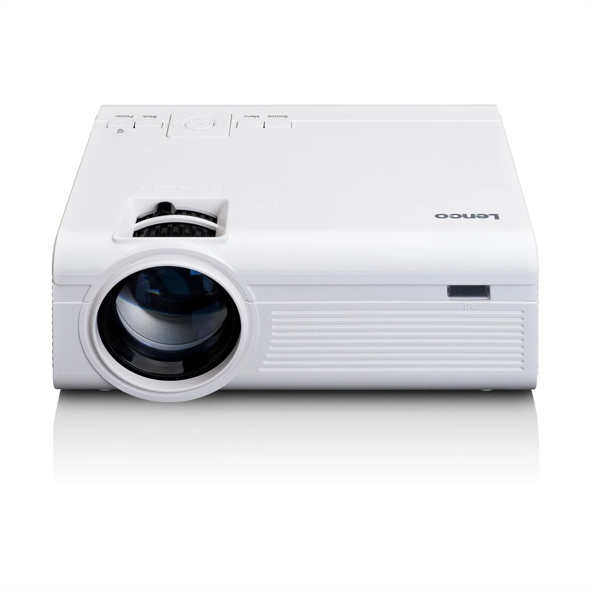 Lenco Beamer LPJ-280WH blanc, LED,, HDMI, AV-In, 2800 Lum. 3000:1