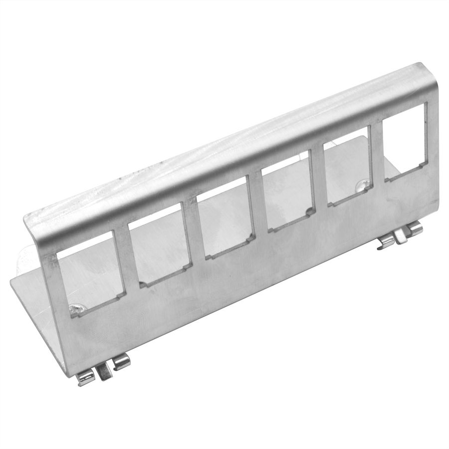 VALUE Adaptateur pour rail DIN, vide, pour 6 Keystones