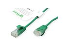 ROLINE GREEN UTP Patchkabel Kat.6A (Class EA), LSOH, slim, grün, 1,5 m