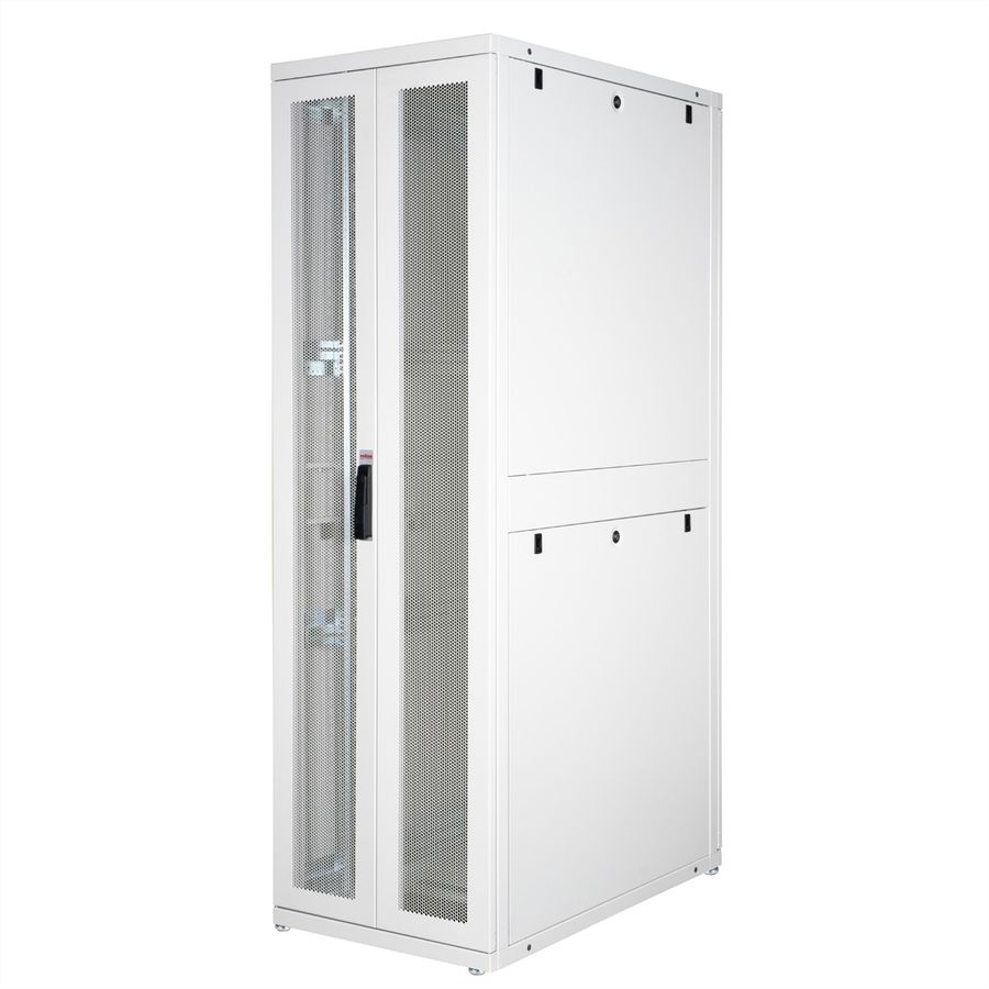 ROLINE 19-Zoll Serverschrank Pro 42 HE, 600x1000 BxT grau Plexiglas
