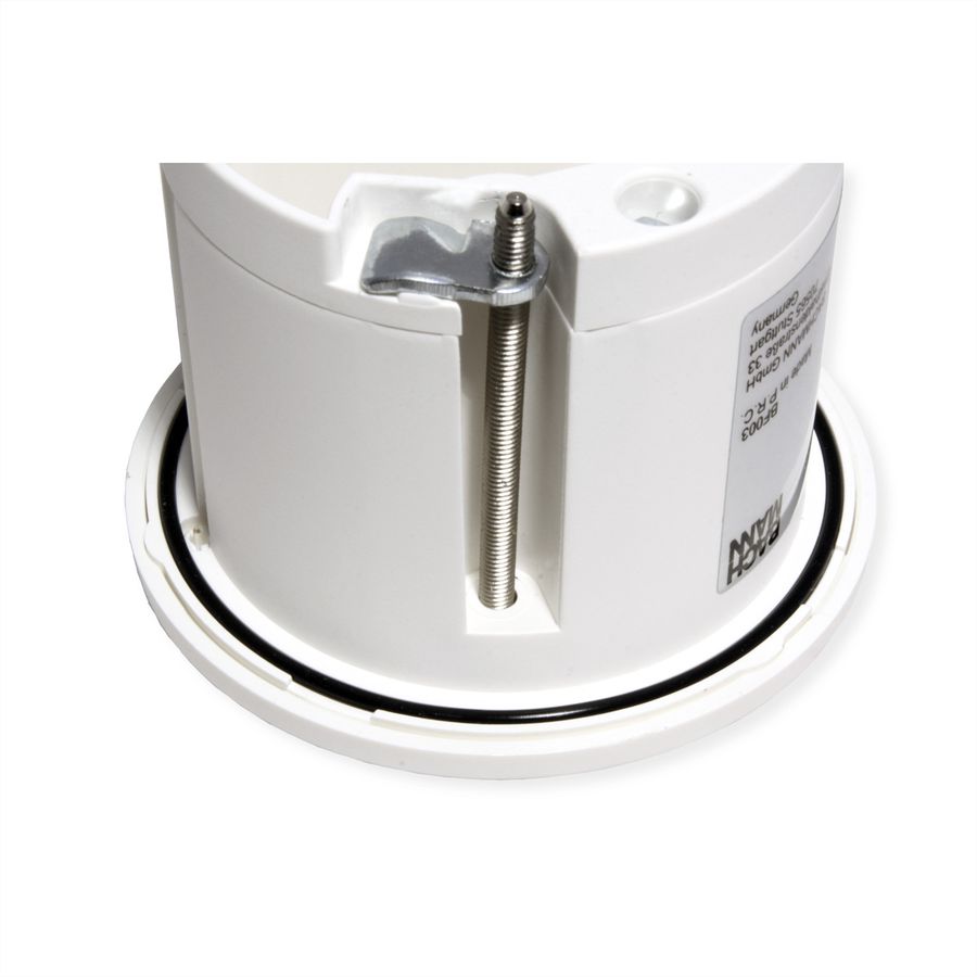 BACHMANN PIX 1xCM RAL9010 Anneau décoratif aspect inox