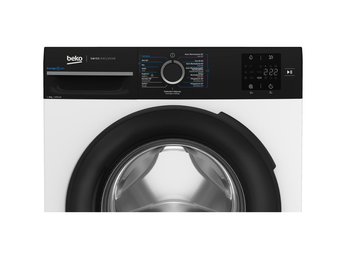 **Retoure**Beko lave-linge WM218, 8kg, A, blanc