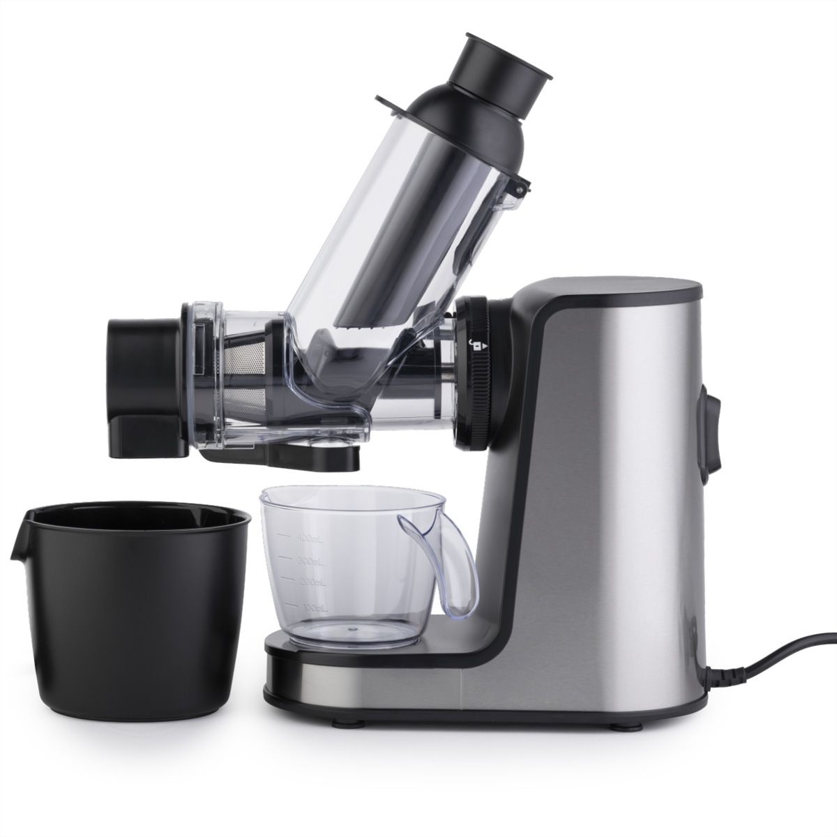Gorenje Slow Juicer JC200BE, 200W, schwarz/silber