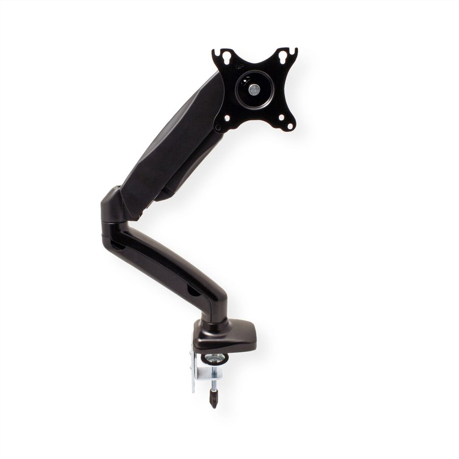 VALUE Support LCD, vérin à gaz, 5 articulations, fixation sur bureau, noir