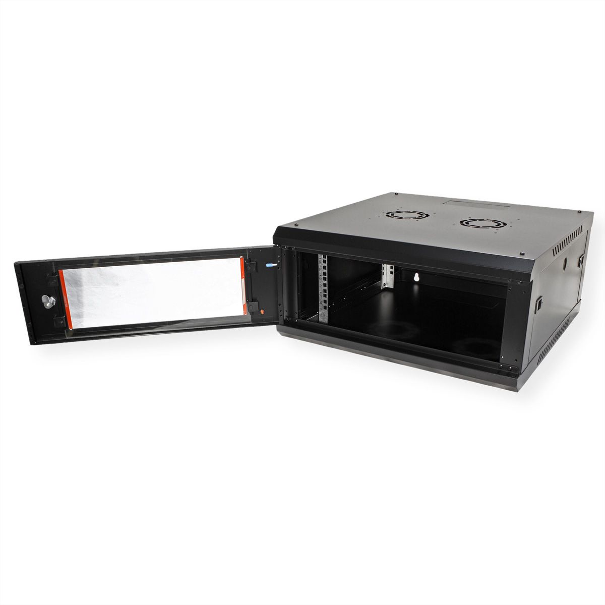 ROLINE 19-Zoll Wandgehäuse Basic Plus 4HE, 600x600 BxT schwarz