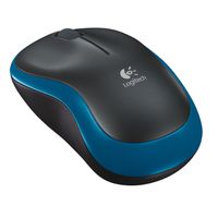 LOGITECH M185 Wireless Mouse, noir/bleu