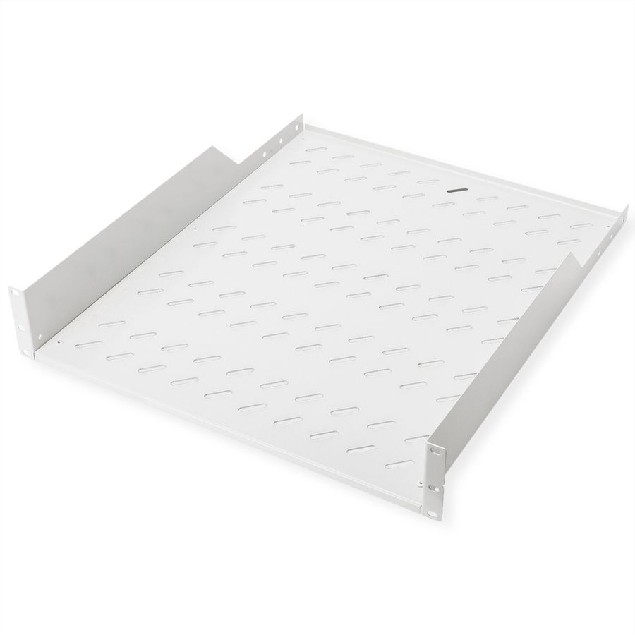 ROLINE 19-Zoll Fachboden 2 HE 550 T, 25kg Tragkraft grau