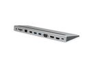 VALUE Station d‘accueil USB type C multiports, 4K HDMI/DP, VGA, USB, Card Reader, PD, Gigabit Ethernet, Audio