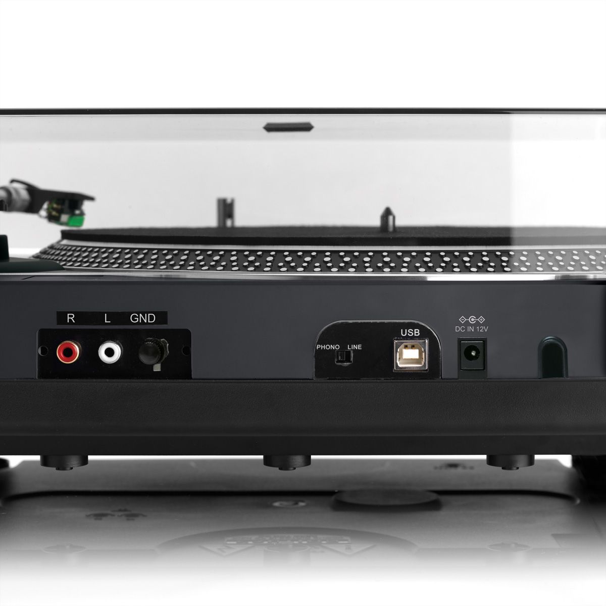 Lenco Platine vinyle L-3828BK, noir
