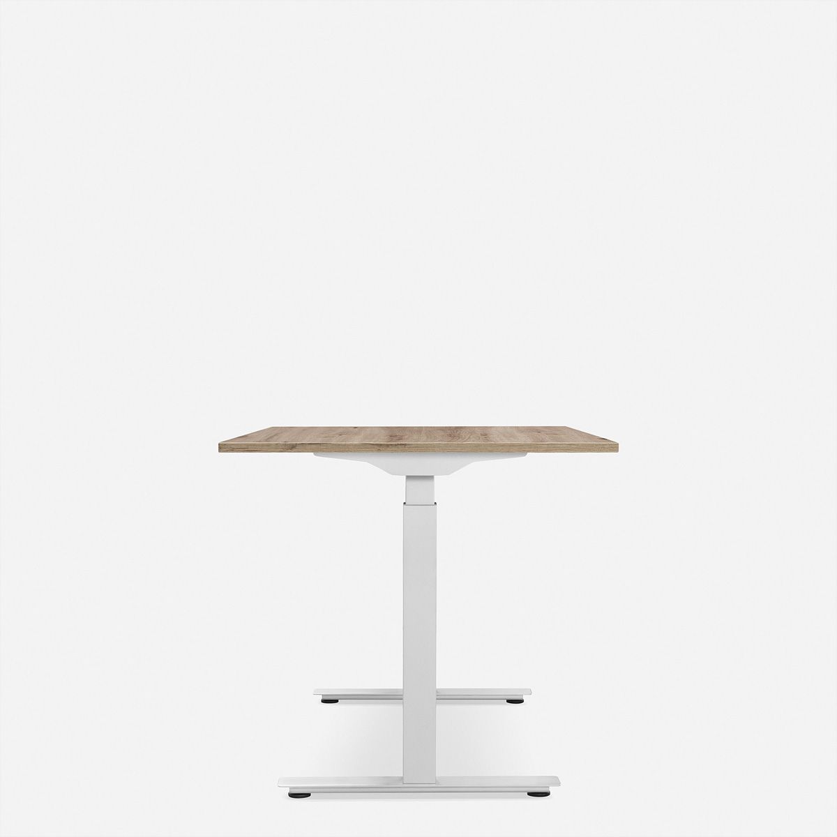 WRK21 Schreibtisch Smart 180 x 80 cm, Höhenverstellbar, Kendal Eiche / Weiss