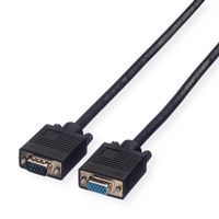 ROLINE SVGA Câble HD15 M/HD15 F, 10 m