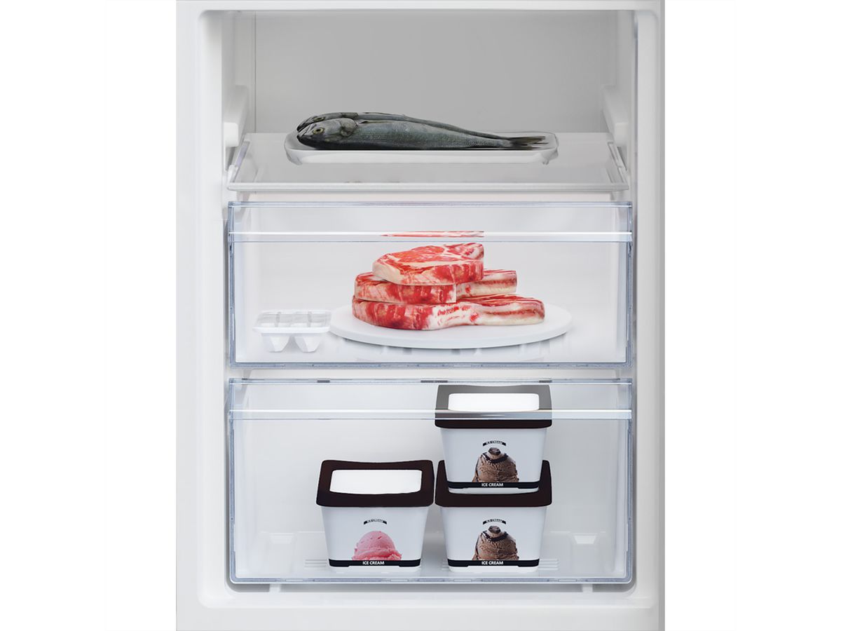 Beko Réfrigérateur-congélateur KG120, 291l, E, argent
