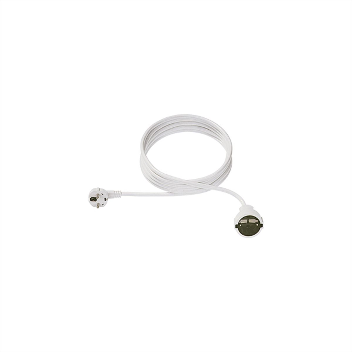 BACHMANN Extension cable, Schutzkontakt 230V 2m weiss
