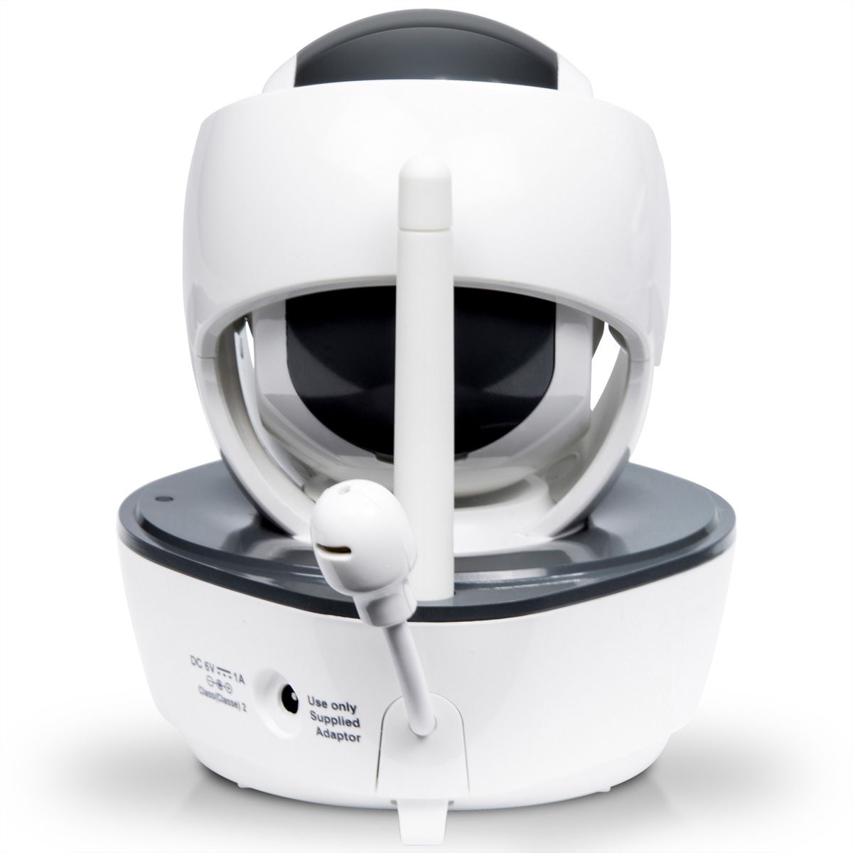 Alecto Babyphone DVM-200 Blanc-gris, écran 4.3 pouces , blanc, batterie, DECT, 50m/300m