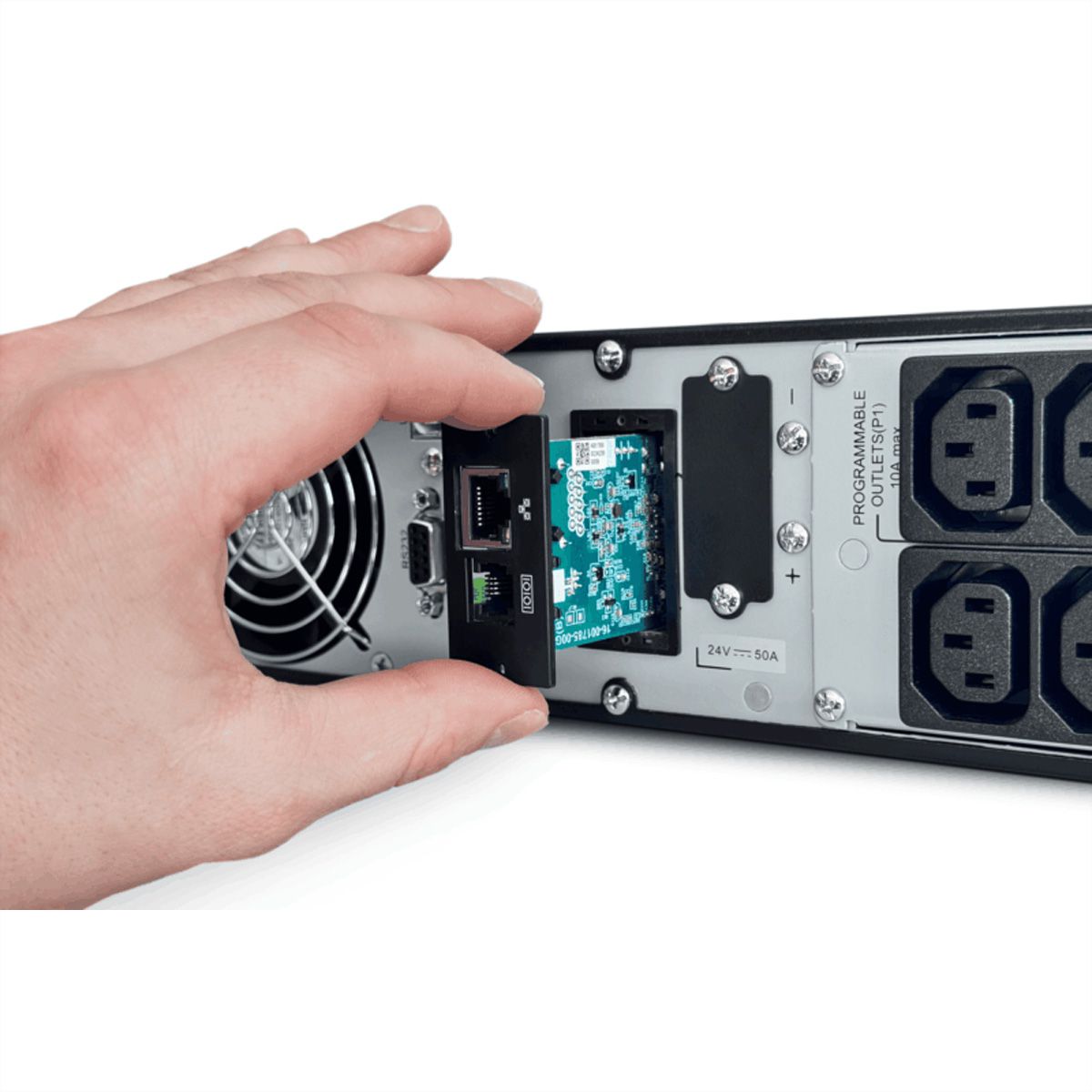 GUDE 7811 Adaptateur SNMP/Web Expert Power Backup interne, 10/100/1000Base-T, à enficher