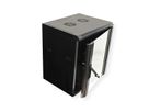 VALUE Armoire murale 12 UH (HxLxP) 634x570x450mm , noir
