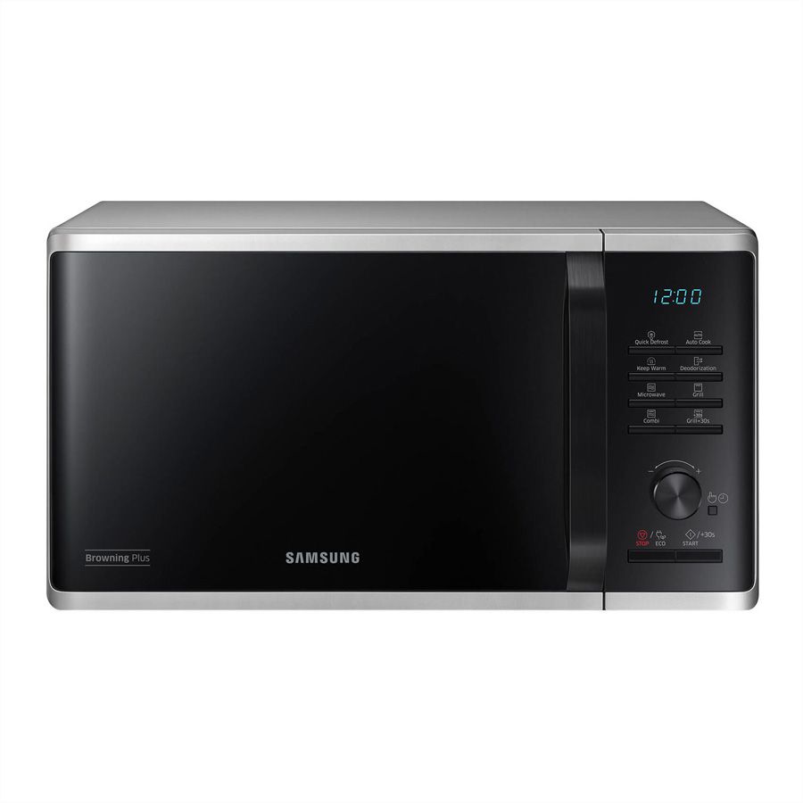 Samsung Mikrowelle mit Grill MW3500, 23L, 800W, MG23K3505AS, Silber