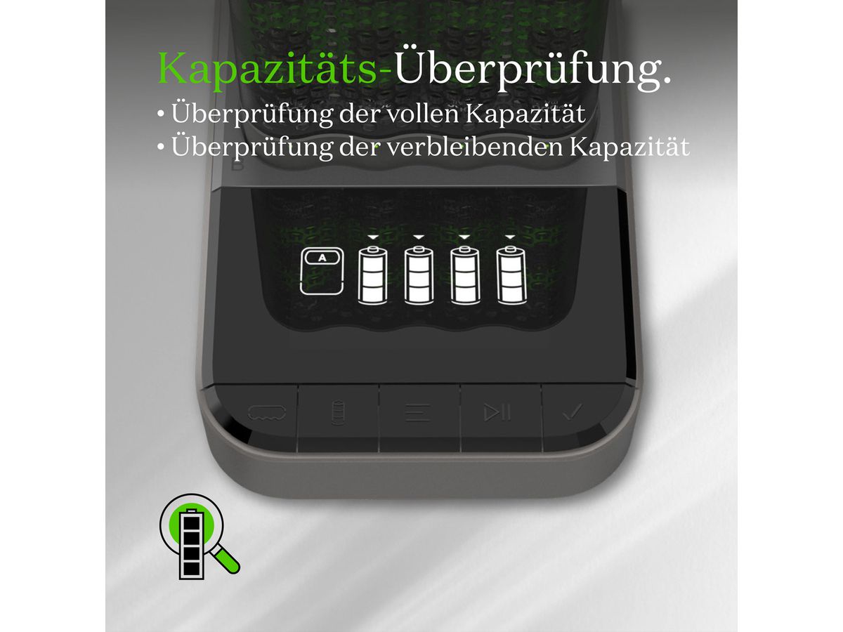 GP Batteries USB-Ladegerät GP P461, inkl. 4x ReCyko Pro AA 2000mAh &USB Dock