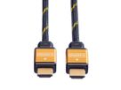 ROLINE GOLD Câble HDMI High Speed, M-M, Retail Blister, 1 m