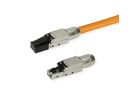 ROLINE feldkonfektionierbarer RJ-45 Stecker Cat.6A (Class EA), STP, silberfarben