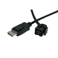 BACHMANN Keystone Mini Displayport/Displayport, noir
