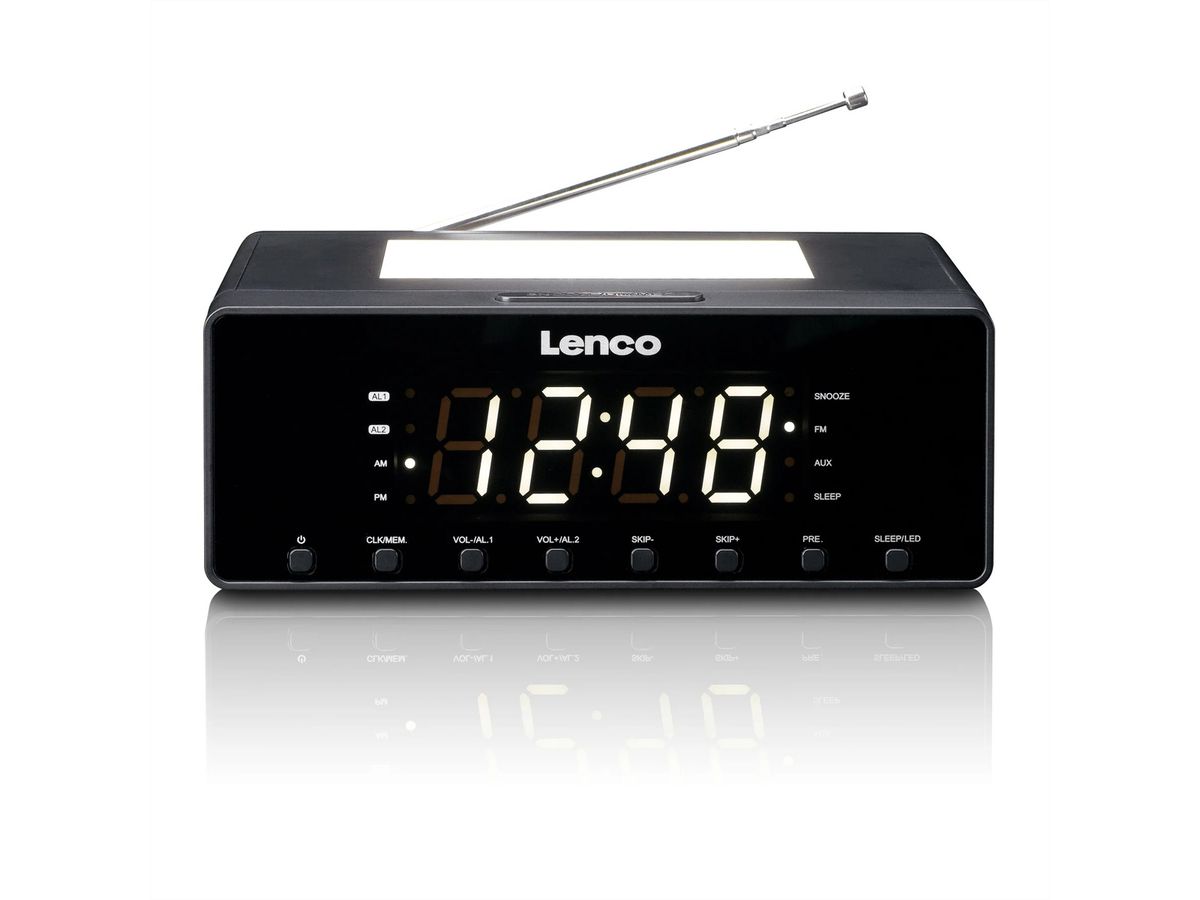 Lenco Radio Wecker CR-540BK
