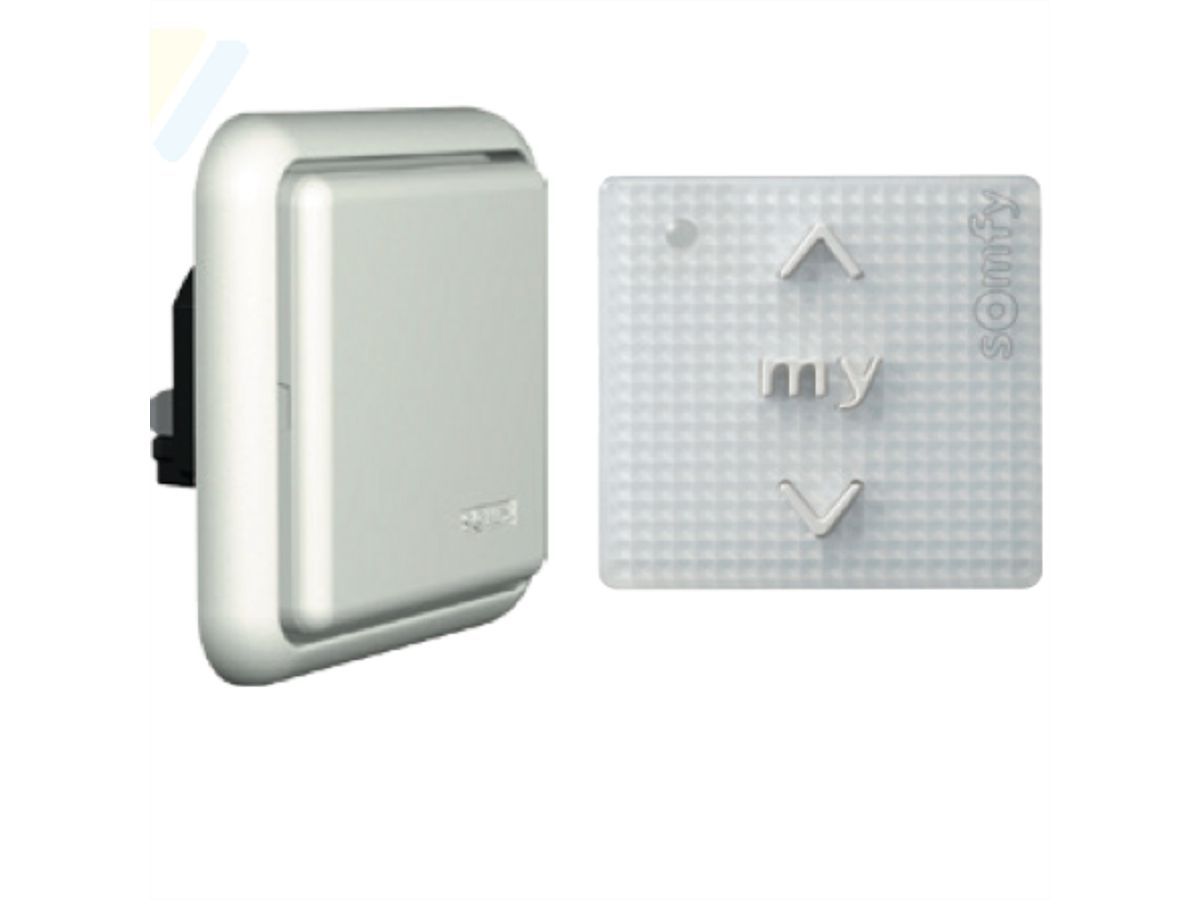 AV Stumpfl Somfy Funksfernsteuerungs-Set, In-Wall Recieiver RTS + Situo 1, weiß