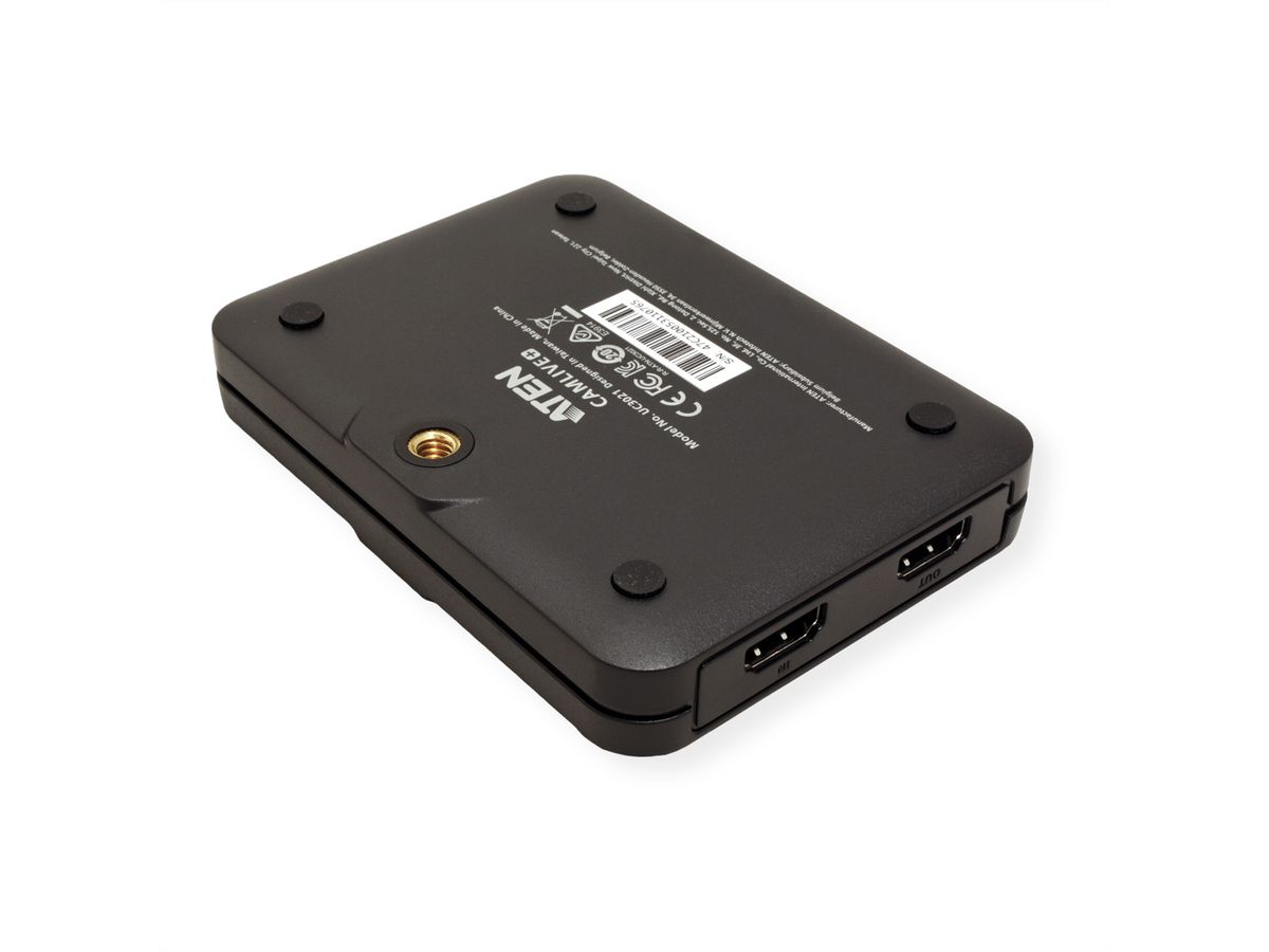 ATEN UC3021 CAMLIVE™+ (Capture vidéo HDMI vers USB-C UVC) , avec transfert de l’alimentation PD 3.0
