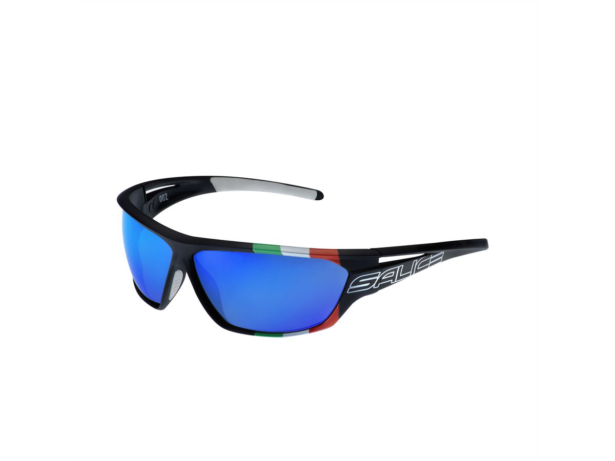 Salice Occhiali Lunettes de sports 002ITA, Black ITA / RW Blue