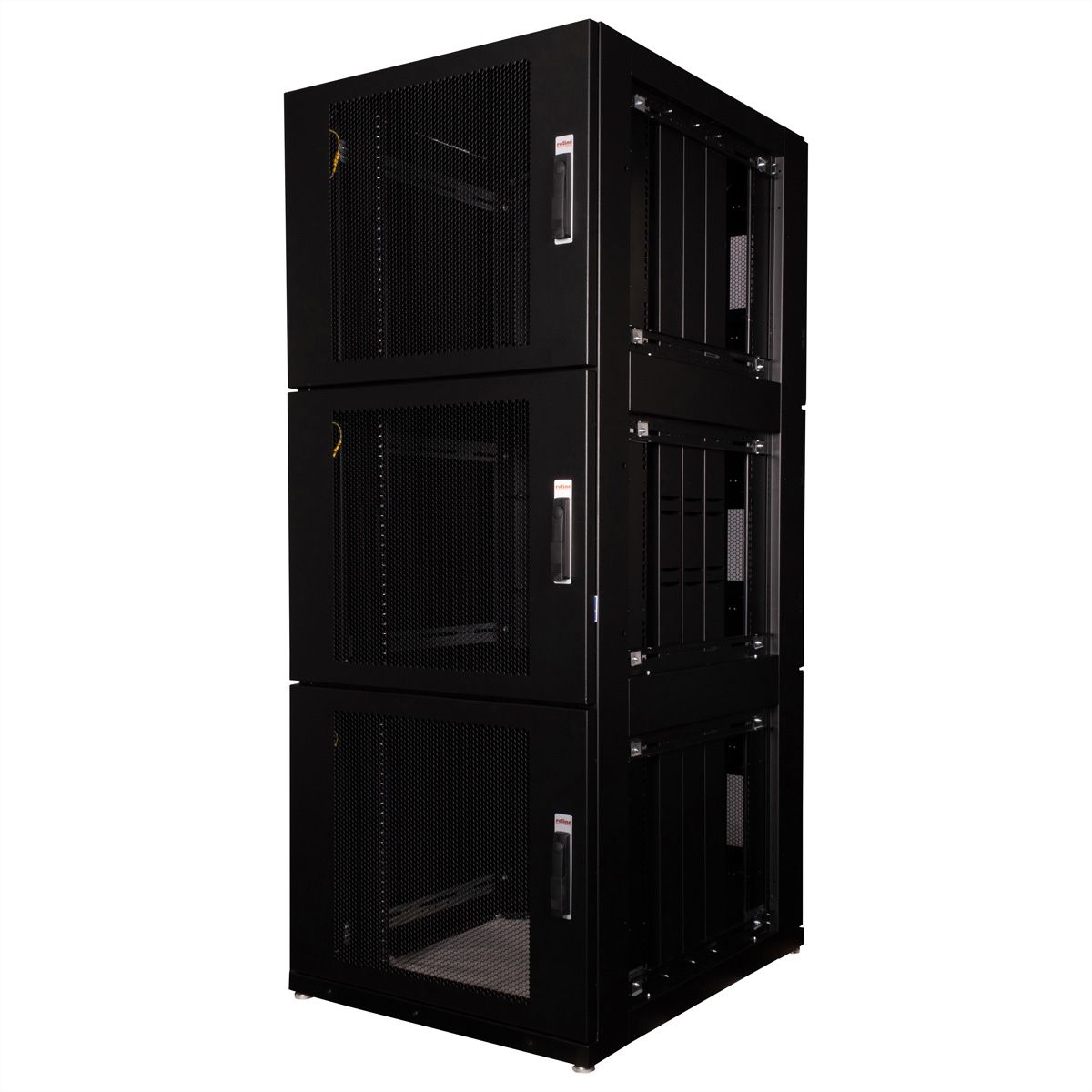 ROLINE Armoire de colocation 45U 800x1000mm, 3 compartiments, noir