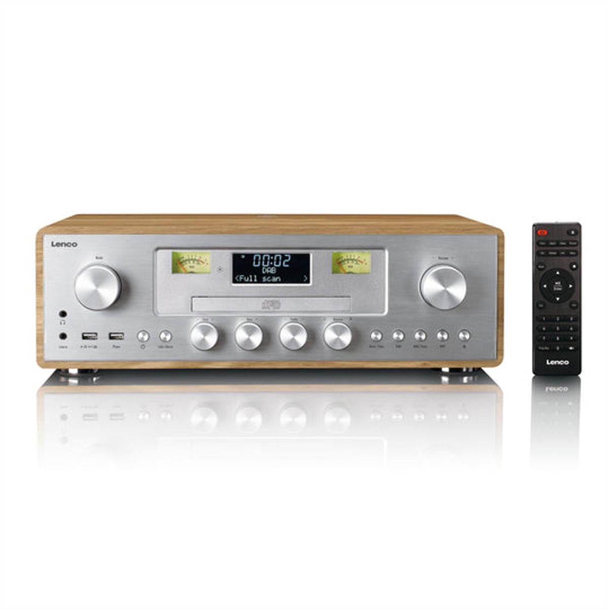 Lenco DAB+ Radio DAR-281WDSI argent, FM, Lecteur de CD