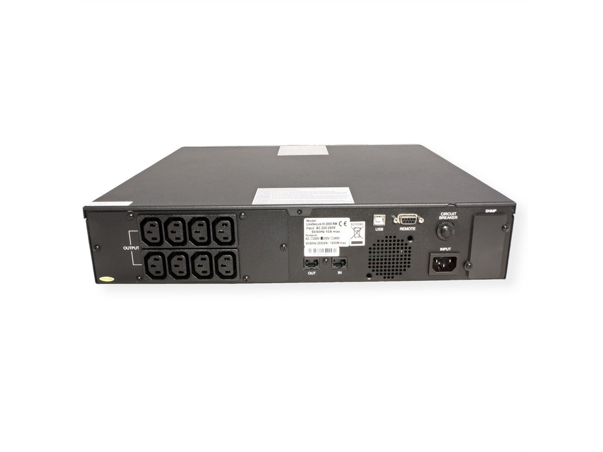 ROLINE LineSecure III 1000R - Line Interaktive USV, 19" Rackversion