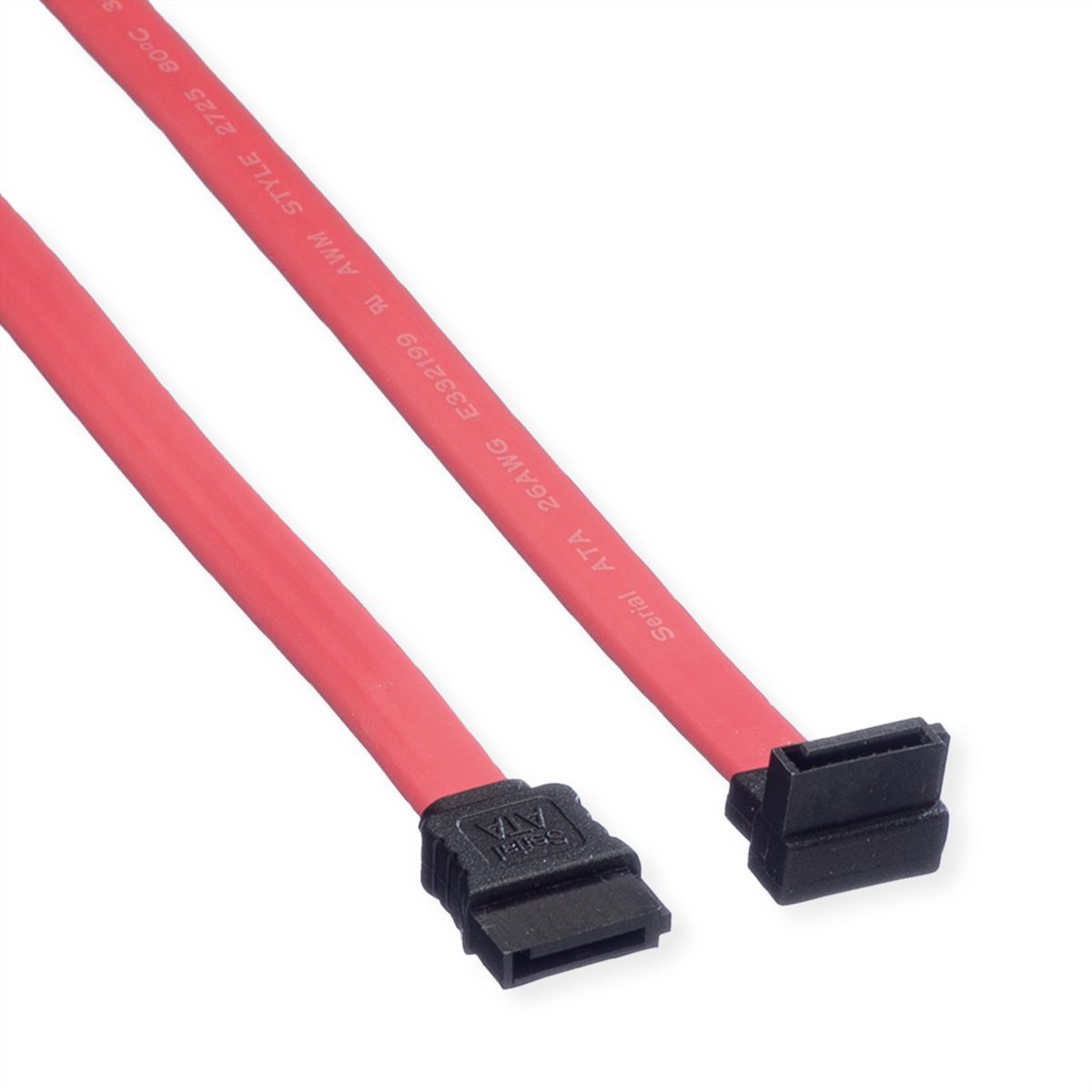 VALUE Câble interne SATA 3.0 Gbit/s pour disques durs, coudé, 0,5 m