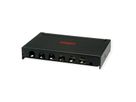 ROLINE Mini panneau Cat.6A/ClassEA 6 ports, 0,5U, blindé, noir