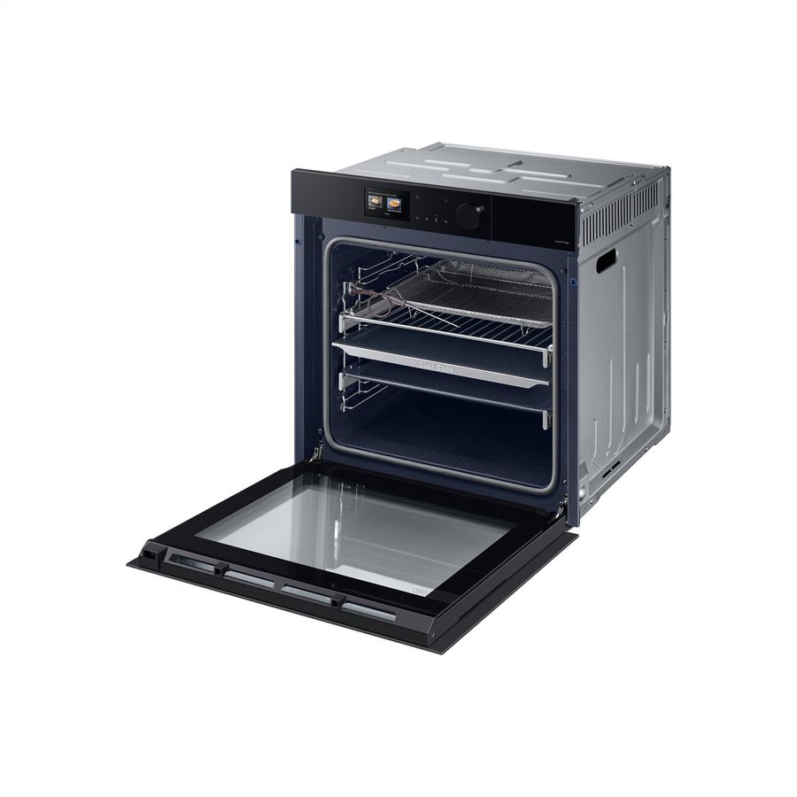 Samsung NV9950 Dual Cook Steam, 75L, Double Cuisson Vapeur 60cm, Pyrolyse, Wi-Fi, noir onyx